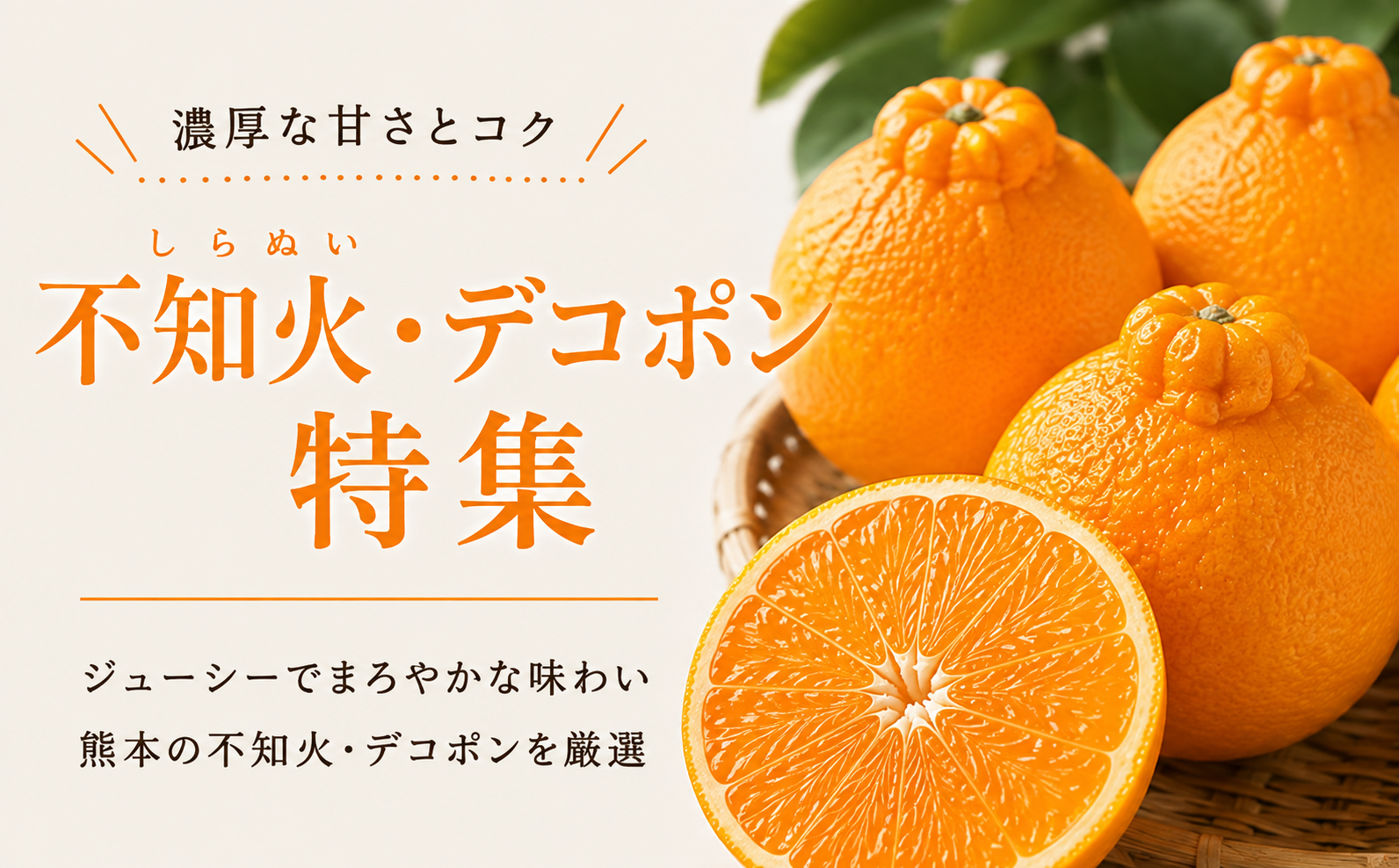 不知火・デコポン特集