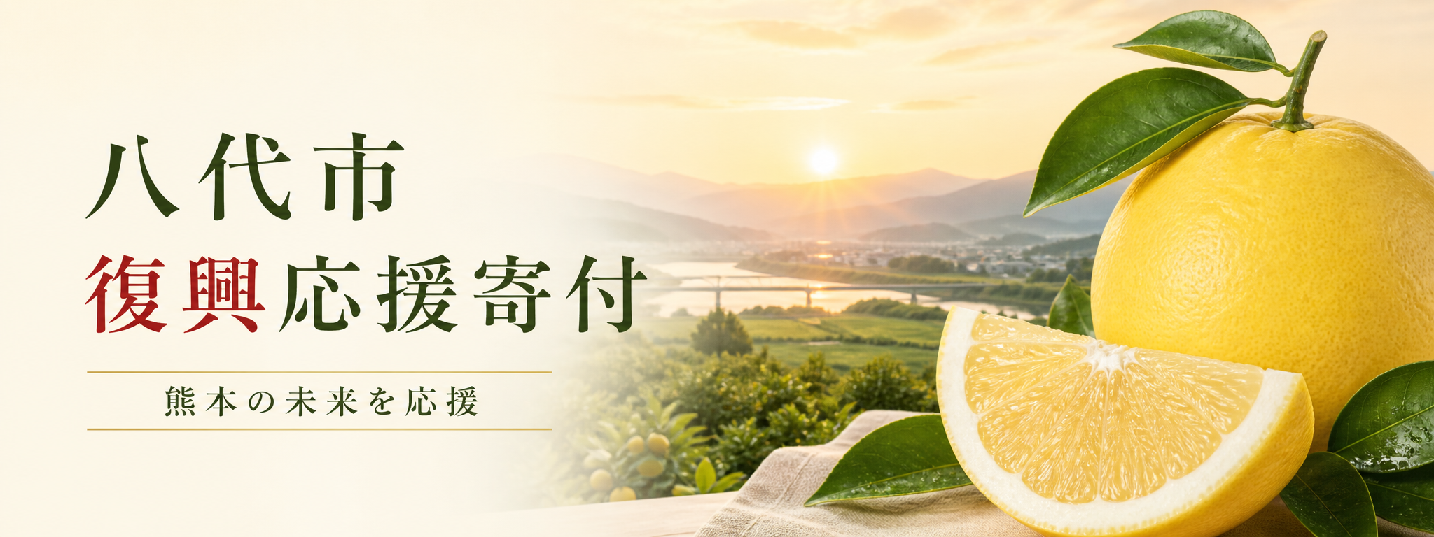 八代市 復興応援寄付